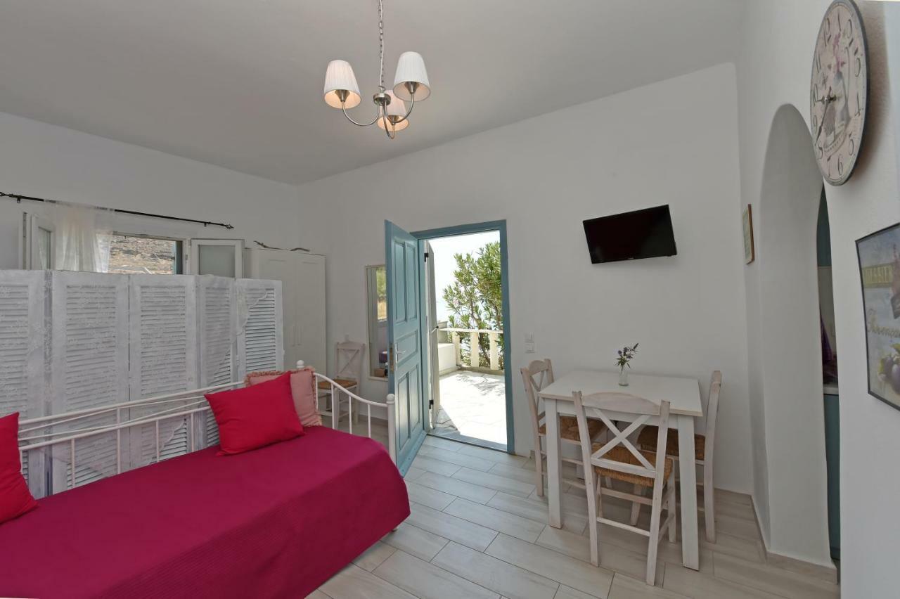 "Sea Front" Rose'S House Villa Kardianí Kültér fotó